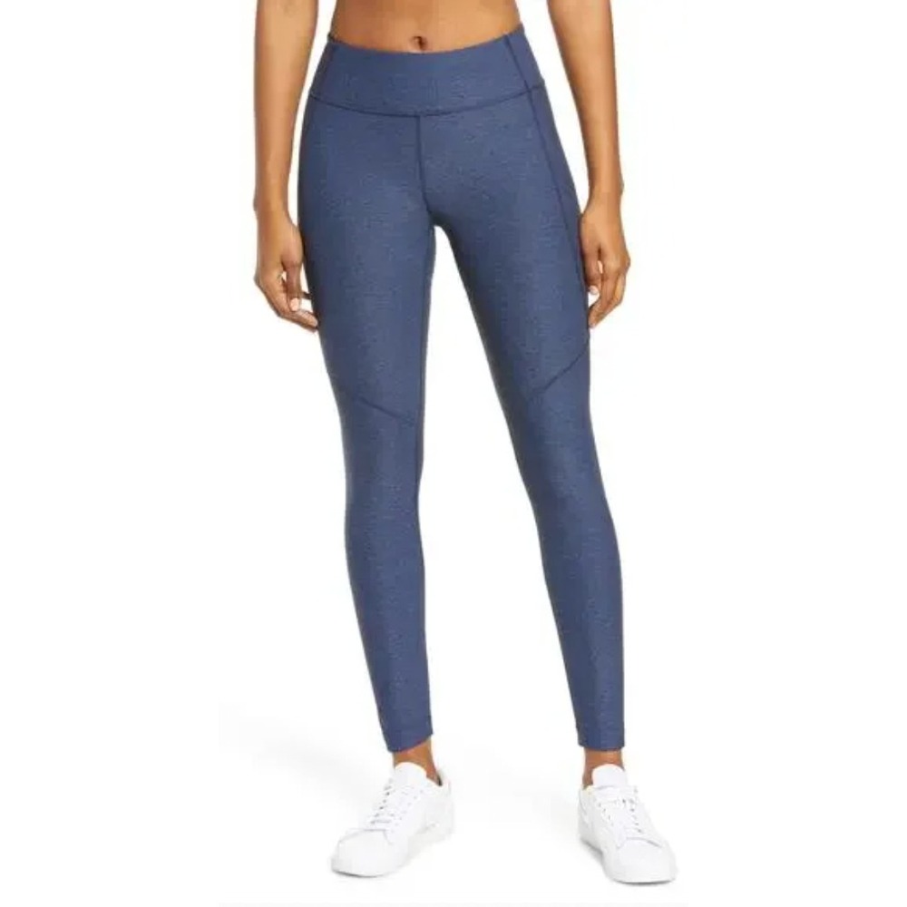 Outdoor Voices Women's Warmup 7/8 Leggings Small Blue Athletic Athleisure NEW